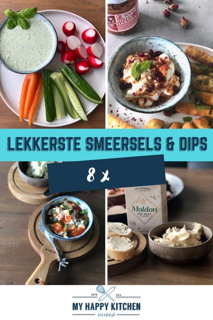 Pinterest pin lekkerste smeersels en dips