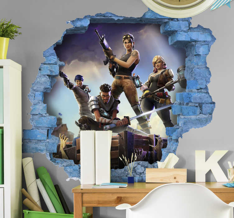 Fortnite muursticker
