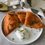 Quesadilla met avocado en kaas - makkelijk, gezond en snel!