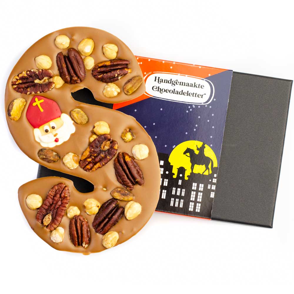 Feestelijke chocoladeletters bestellen