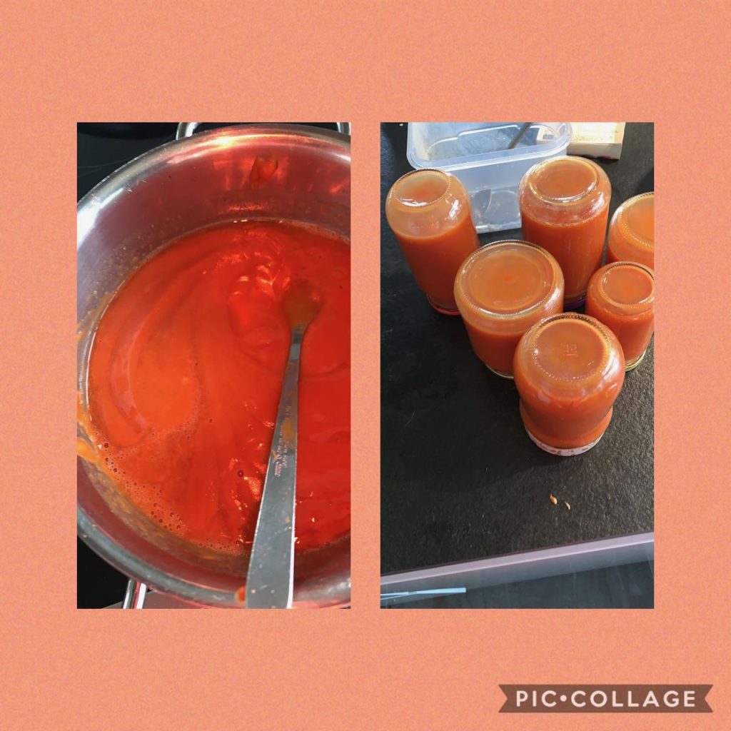 Rozenbottels uit de moestuin