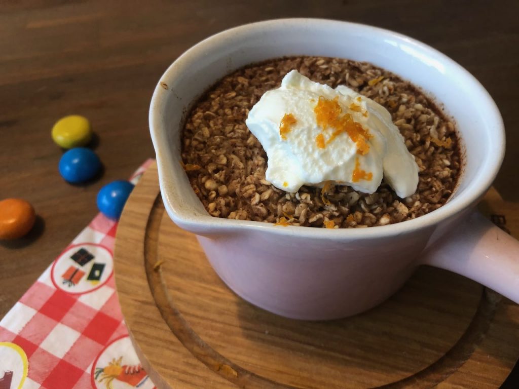 Ontbijttaartje met mandarijn en speculaas