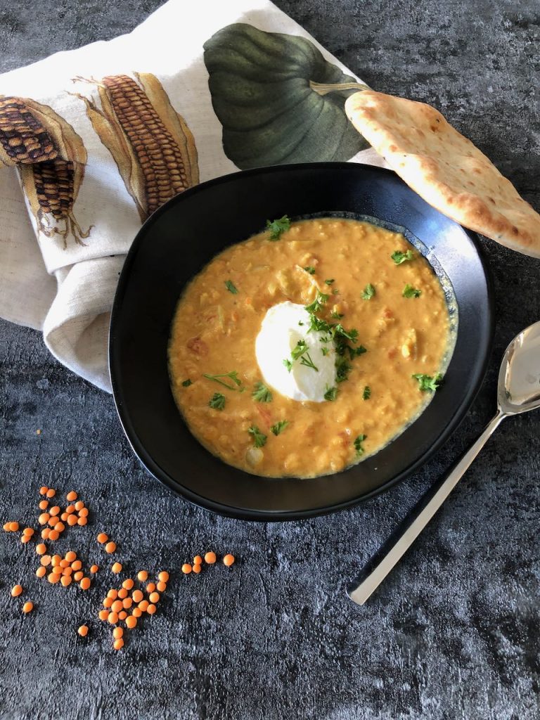 Indiase dahl van linzen