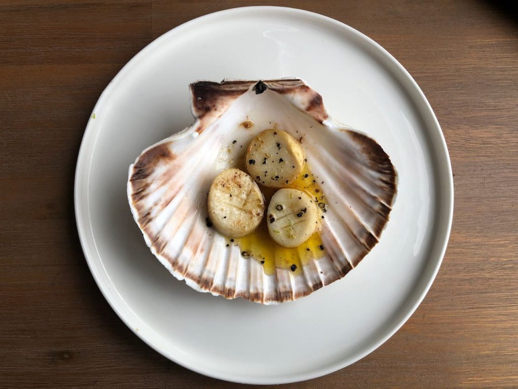 vegan coquilles met limoenboter