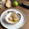 vegan coquilles met limoenboter