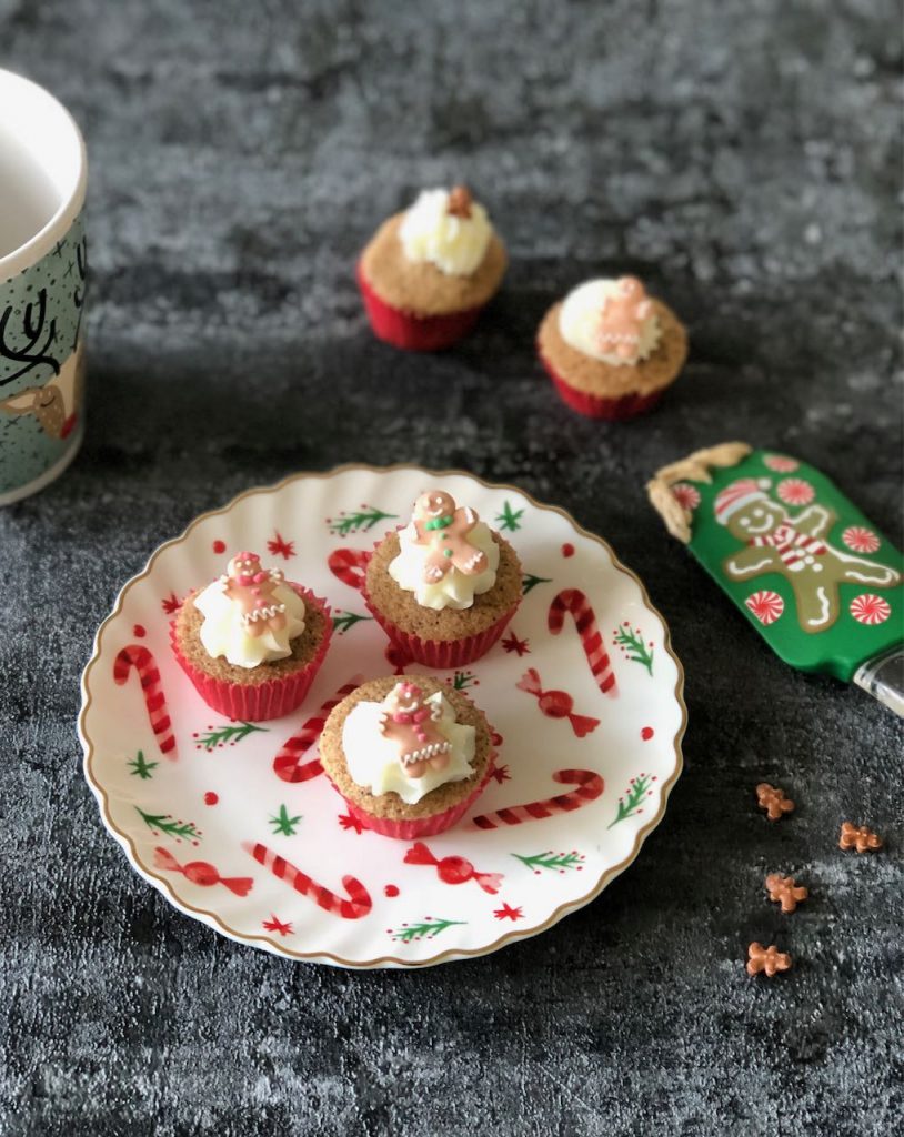gingerbread mini cupcakes