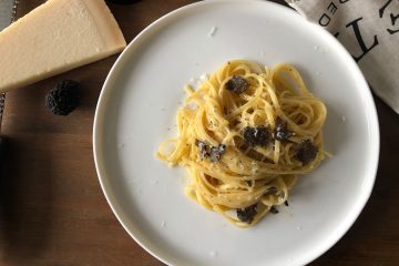 linguini met verse zwarte truffel