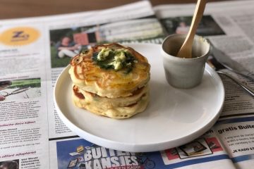 pancakes met tuinbonen