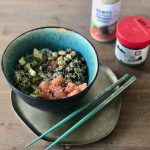 pokebowl met zalm en avocado