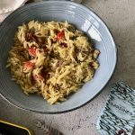 Orzo met sardientjes