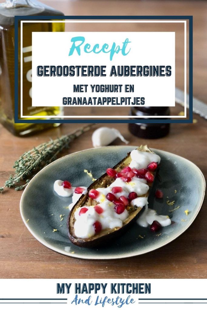 Geroosterde aubergines met yoghurt