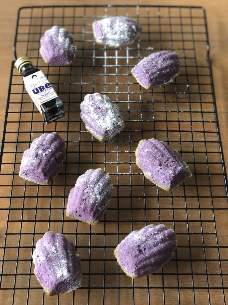 Ube madeleines
