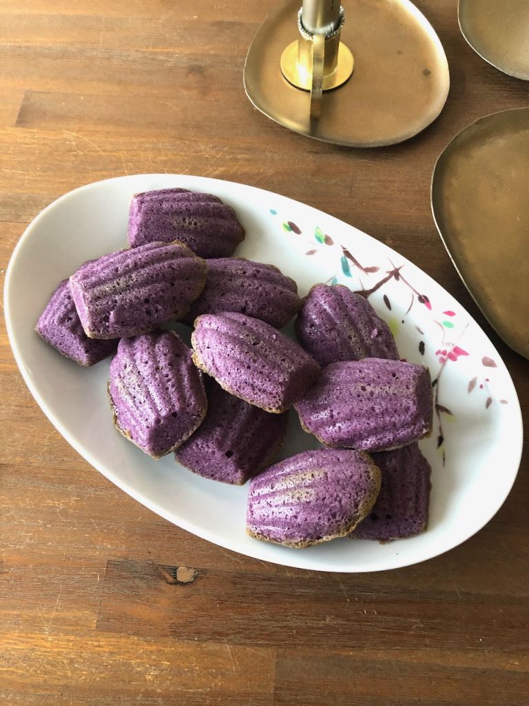 Ube madeleines
