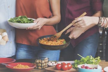 Koken op een studentenkamer