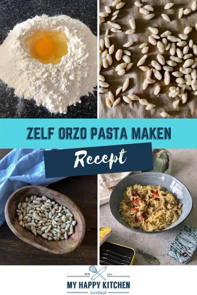 zelf orzo pasta maken