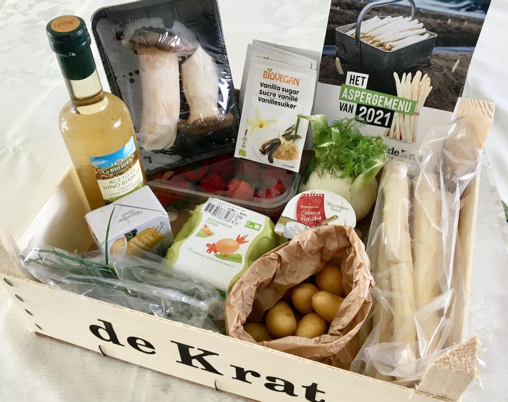 De Krat met asperges