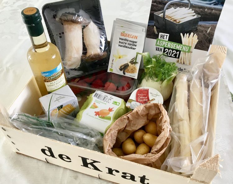De Krat met asperges