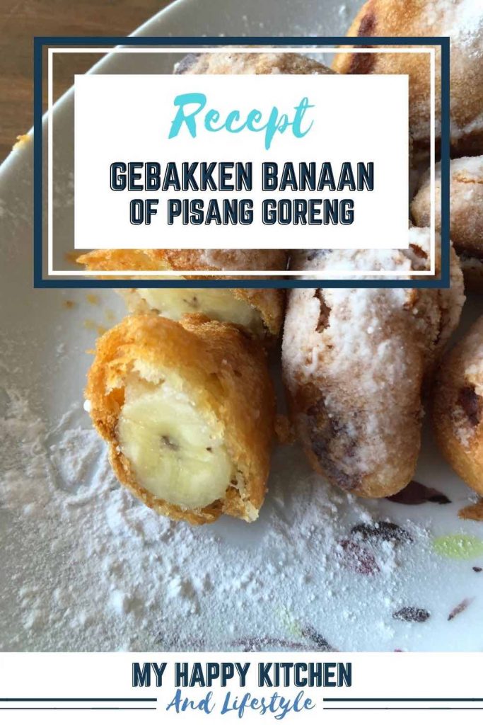 Gebakken banaan of pisang goreng