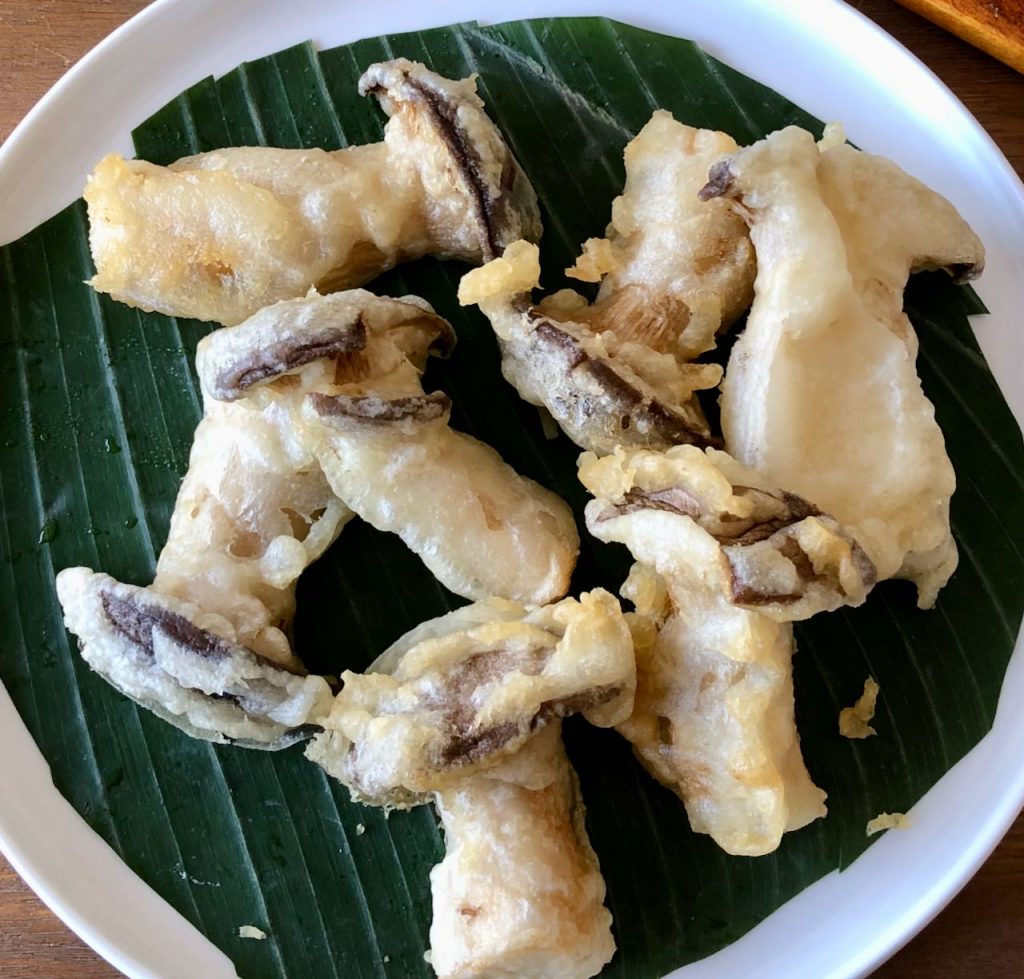 tempura van oesterzwam
