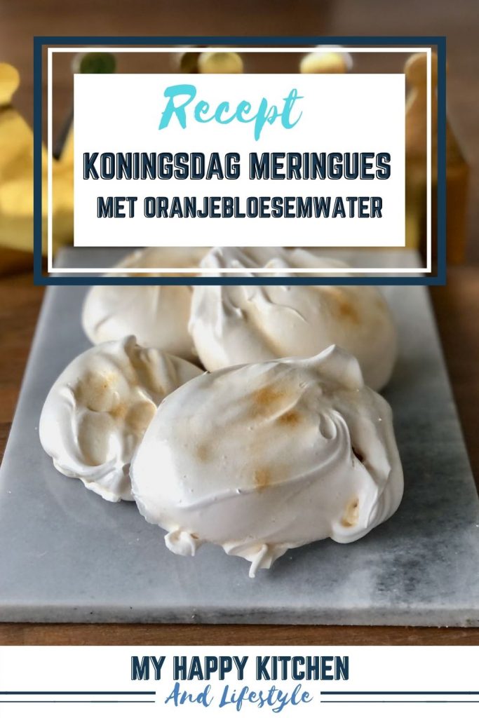 Meringue met oranjebloesemwater