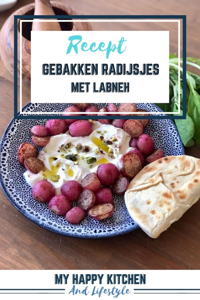 Gebakken radijsjes met labneh