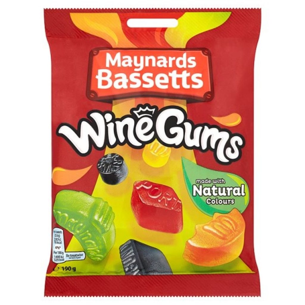 geschiedenis van beroemde gerechten: winegums
