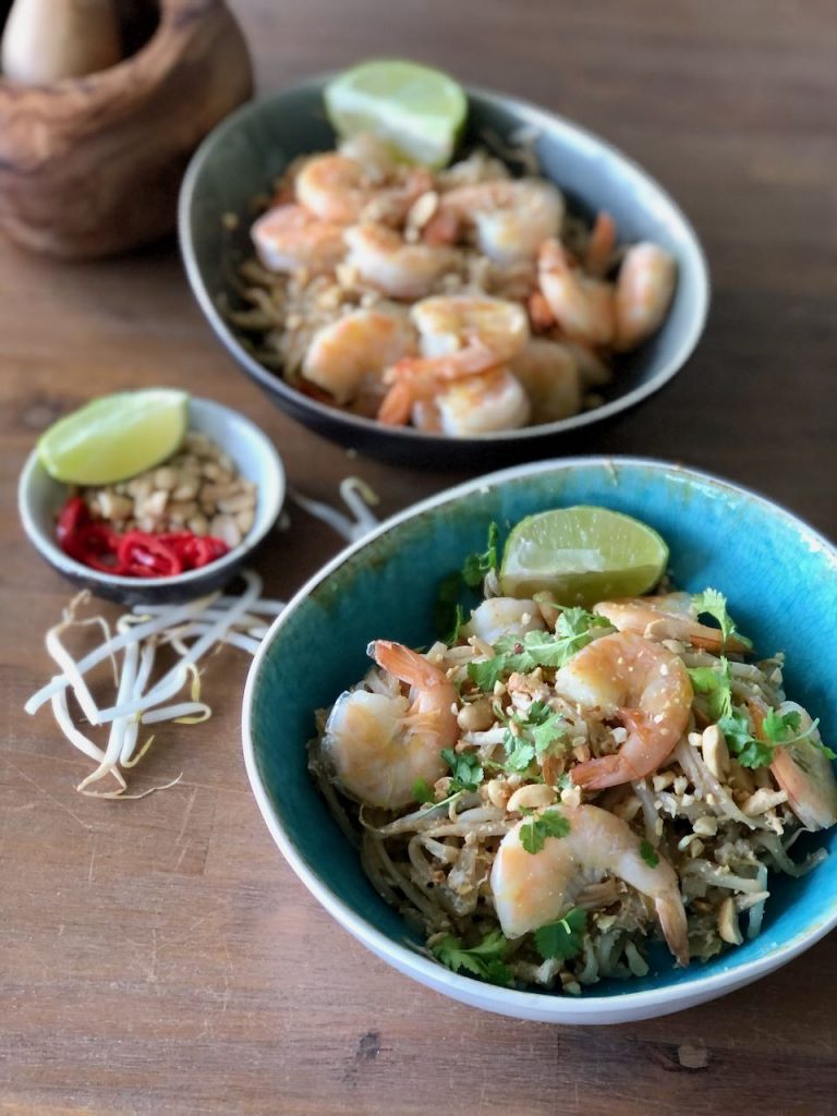 Pad Thai met garnalen