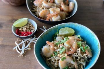 Pad Thai met garnalen