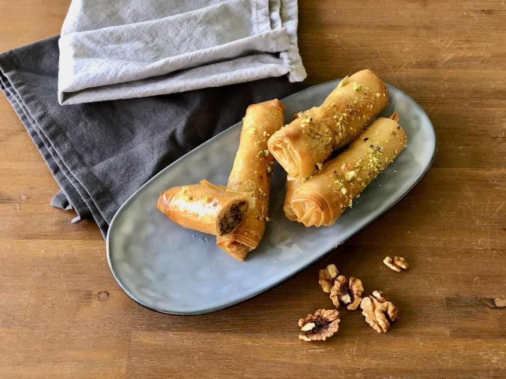 Baklava rolletjes