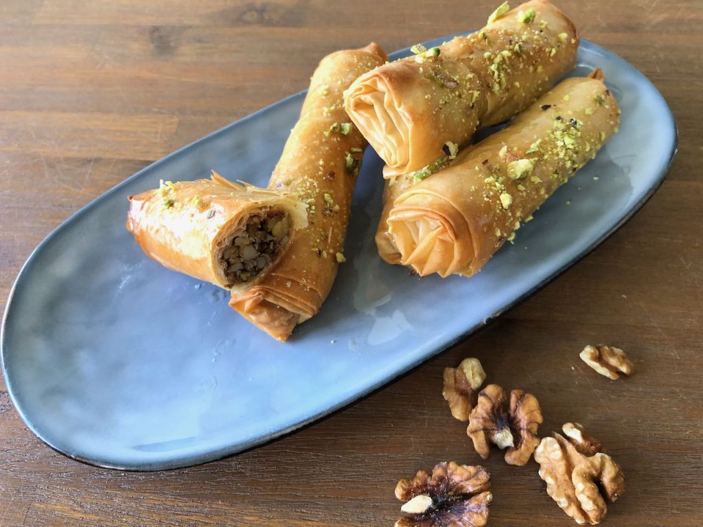 Baklava rolletjes