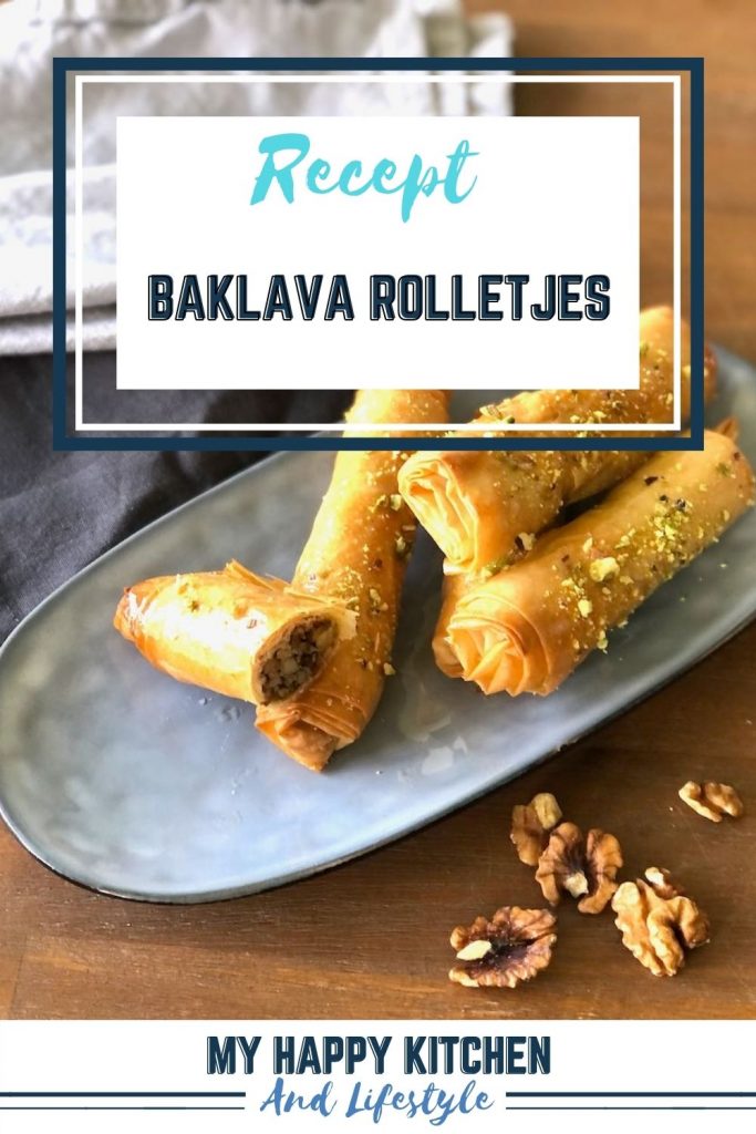 Baklava rolletjes