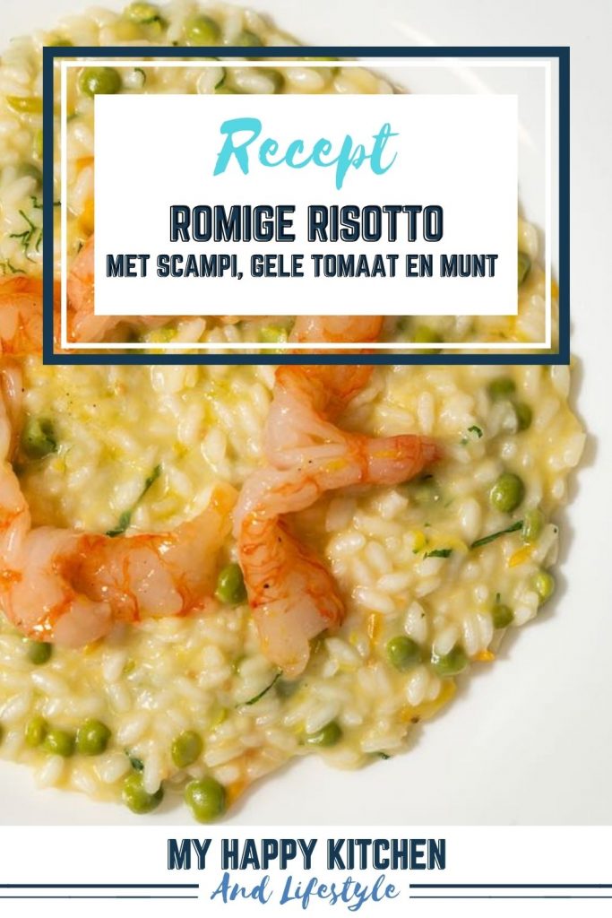 Risotto met scampi