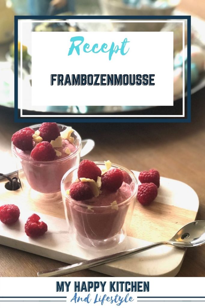 Luchtige frambozenmousse
