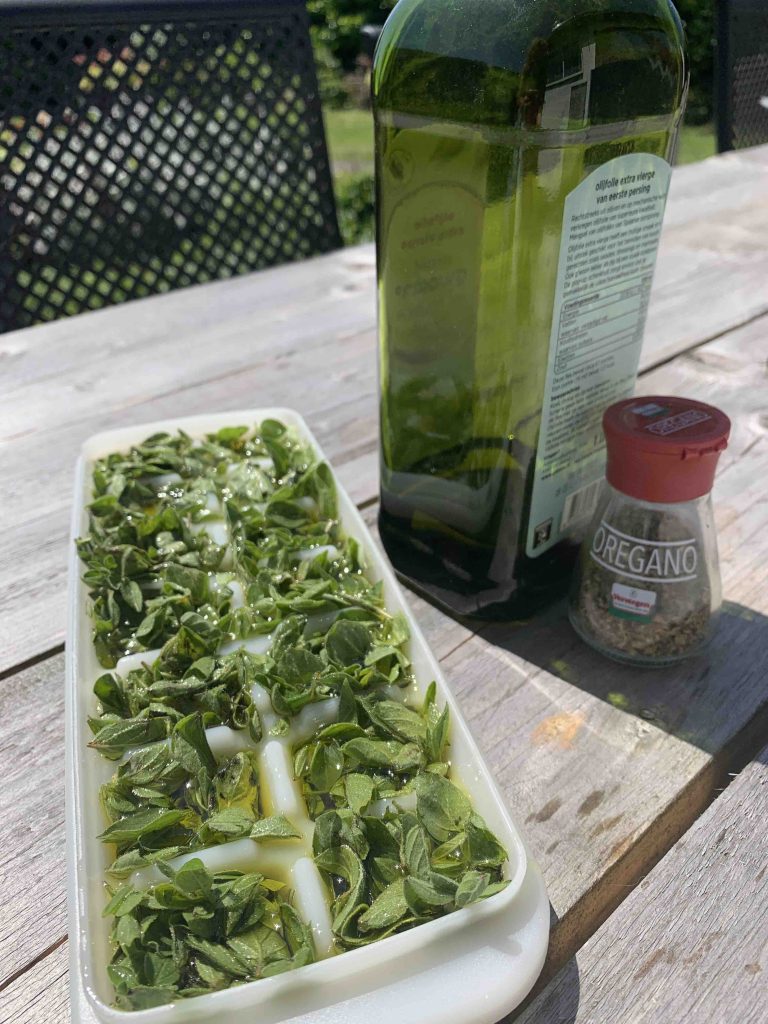 oregano ijsblokjes