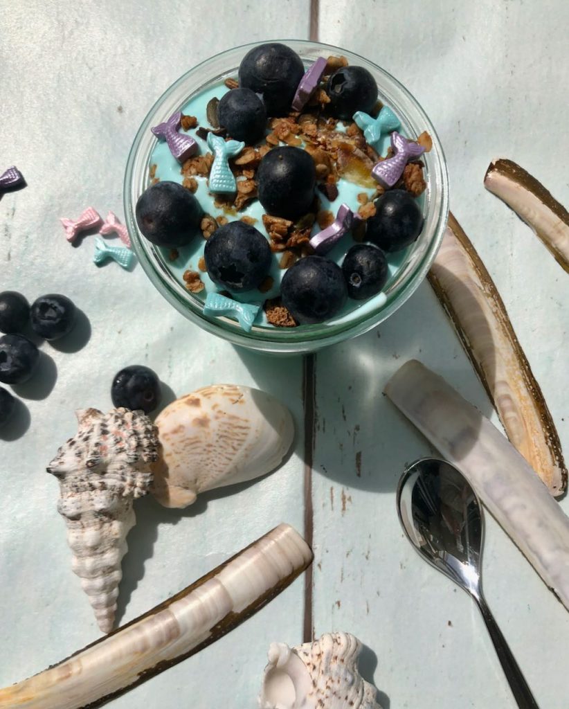 Mermaid yoghurt