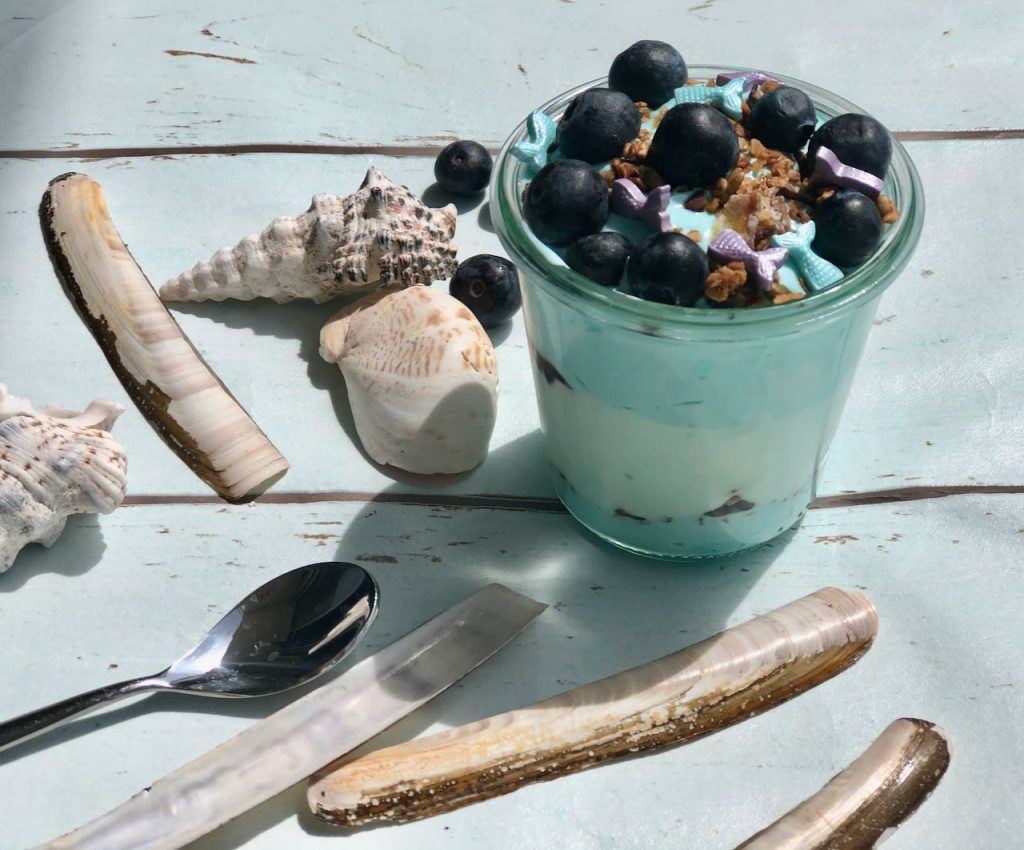 Mermaid yoghurt