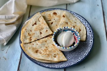 Philly cheesesteak quesadilla