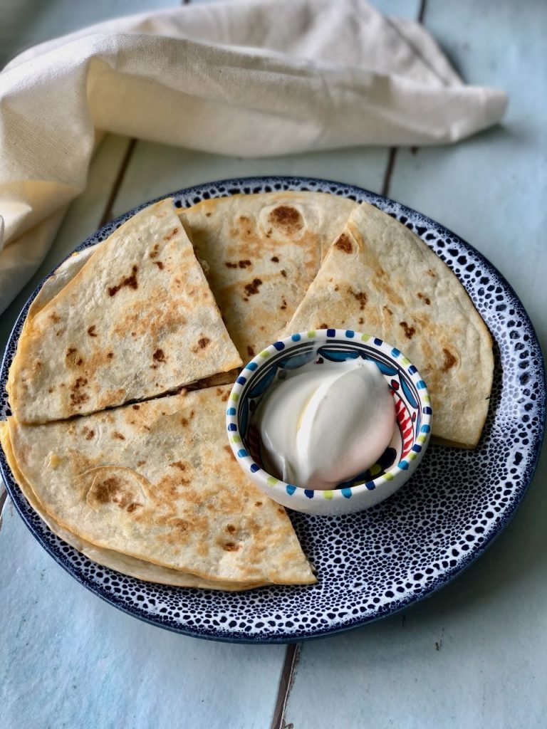 Philly cheesesteak quesadilla