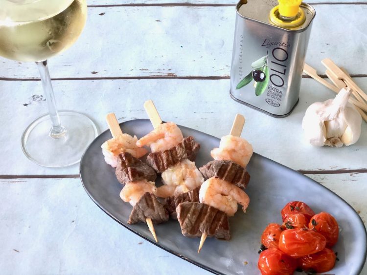 surf en turf spiesjes
