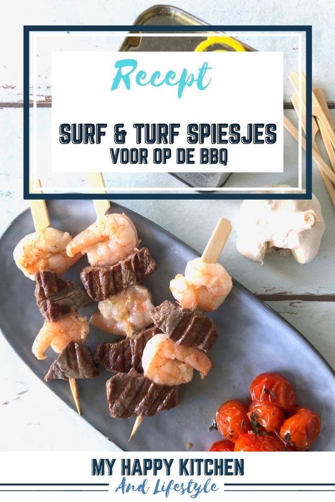 Surf en turf spiesjes