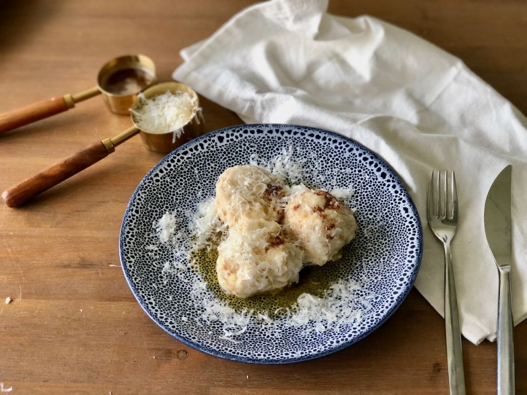 canederli met beurre noisette