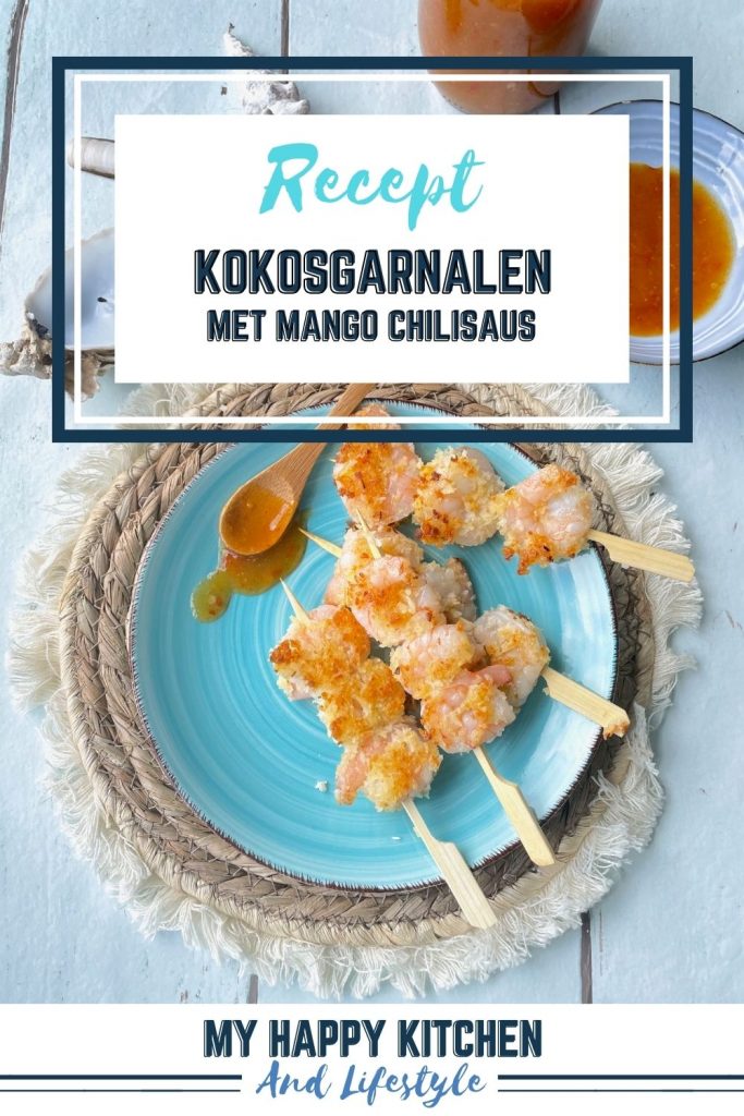 Kokosgarnalen met mango chilisaus