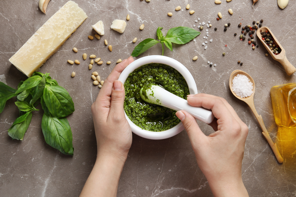 Pesto vijzel
