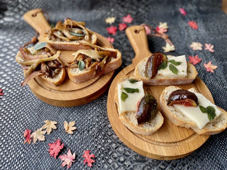 herfst bruschetta