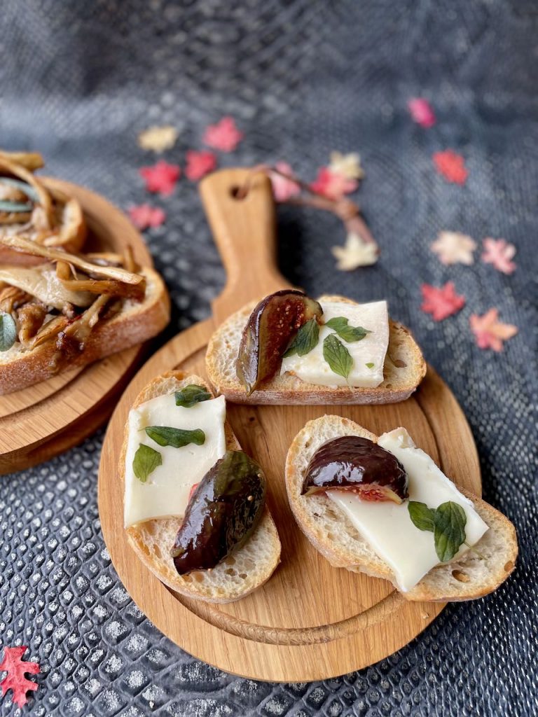 herfst bruschetta