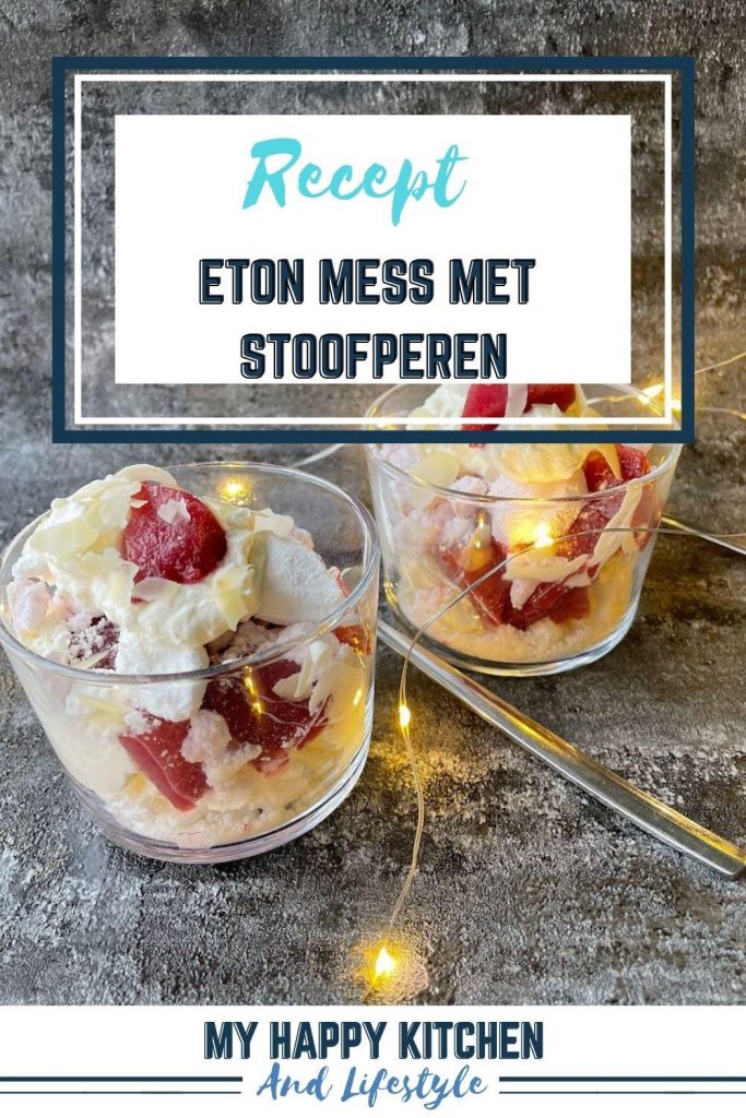 Eton mess met stoofperen