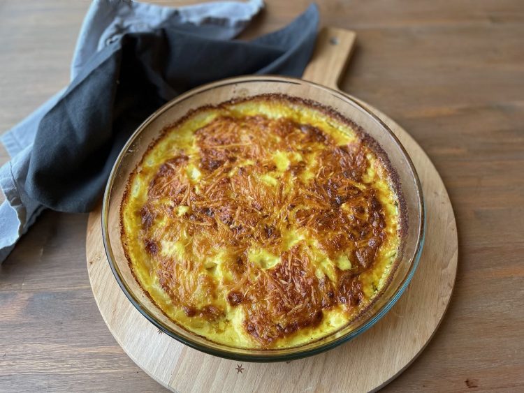 Aardappelgratin met kerrie