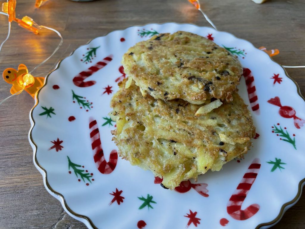 Rösti koekjes met truffel