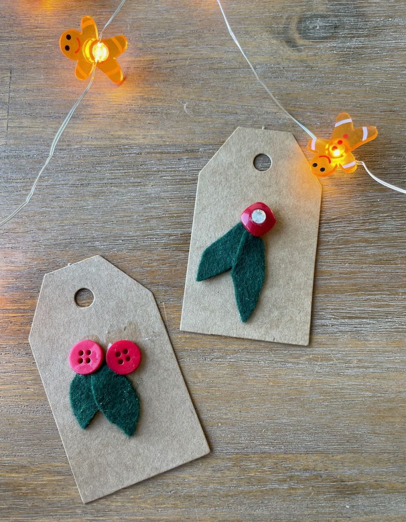 Kerst cadeaulabels maken