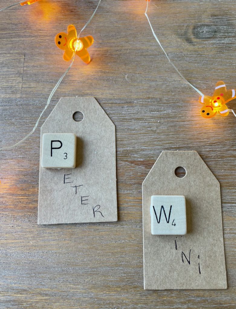 Kerst cadeaulabels maken